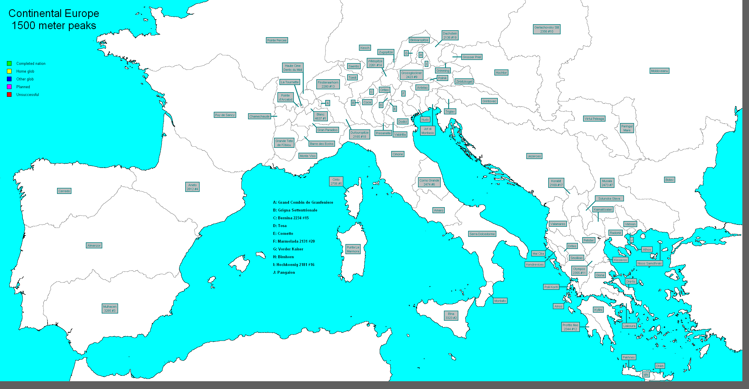 europe 1500 map